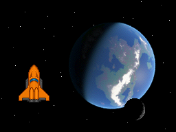 Starfied with Moving Orange Shuttle